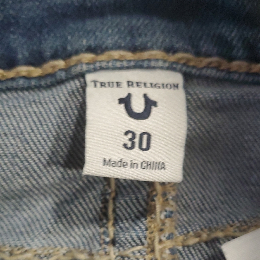 True Religion Halle Blue Skinny Jeans Sz 30 - Picture 5 of 15